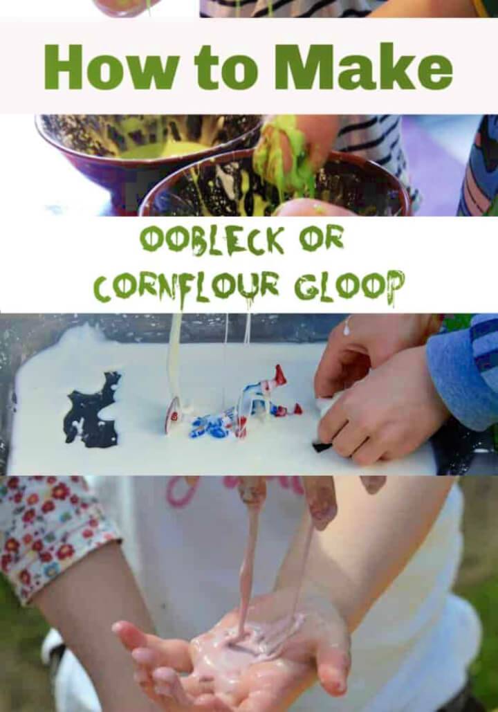 How to Make Oobleck Cornflour Gloop Or Slime