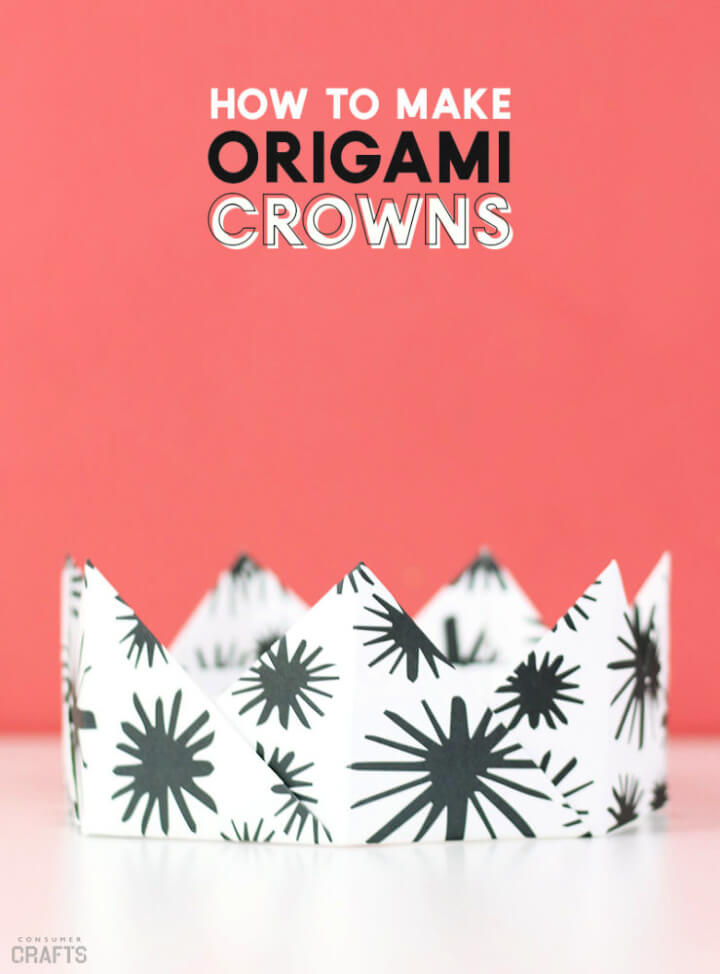 How to Make Origami Paper Crown