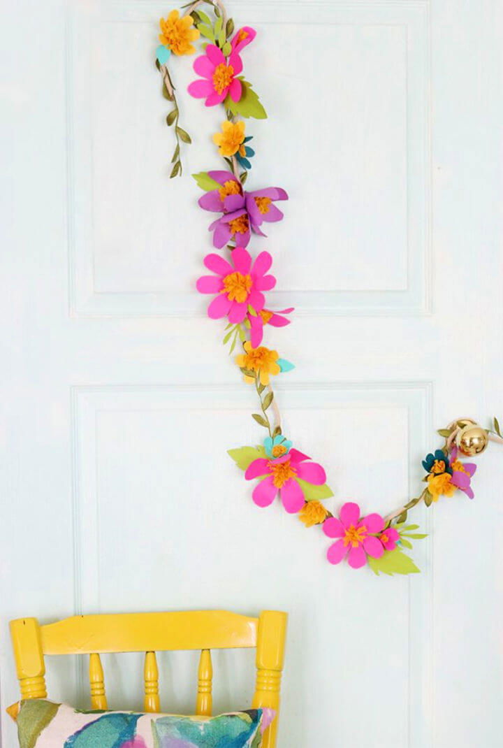 How to Make Paper Flower Garlands