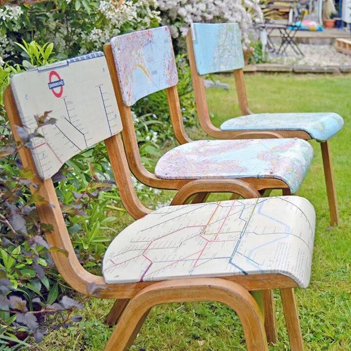 How to Make Personalized Map Chairs