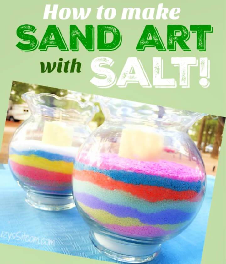 How to Make Sand Art with Salt
