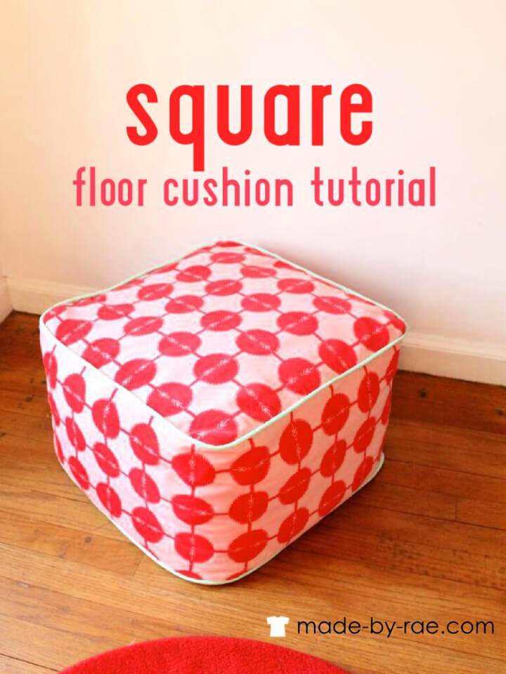 How to Make Square Floor Cushion