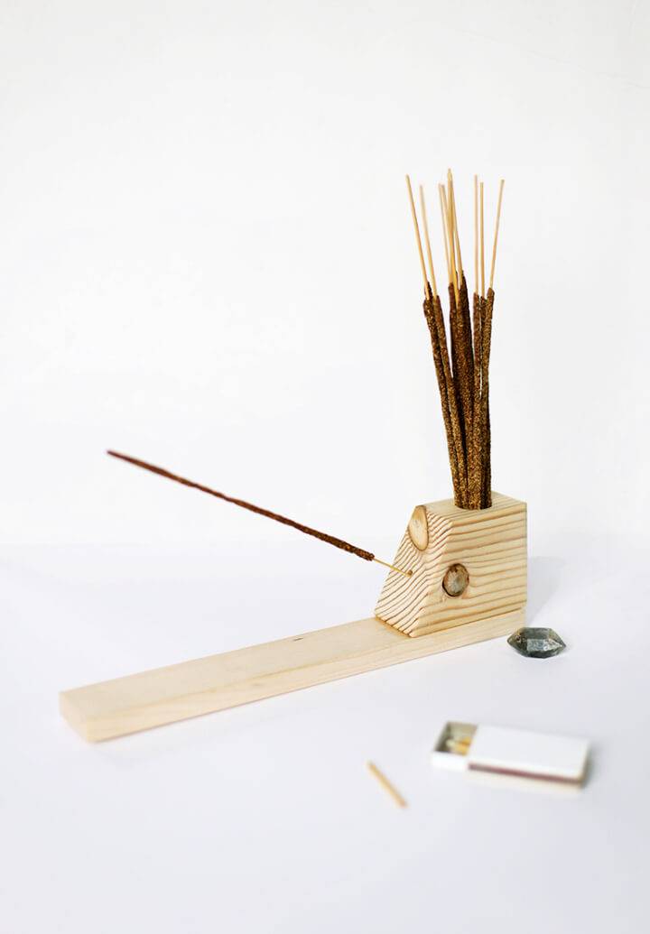 How to Make Wooden Incense Holder