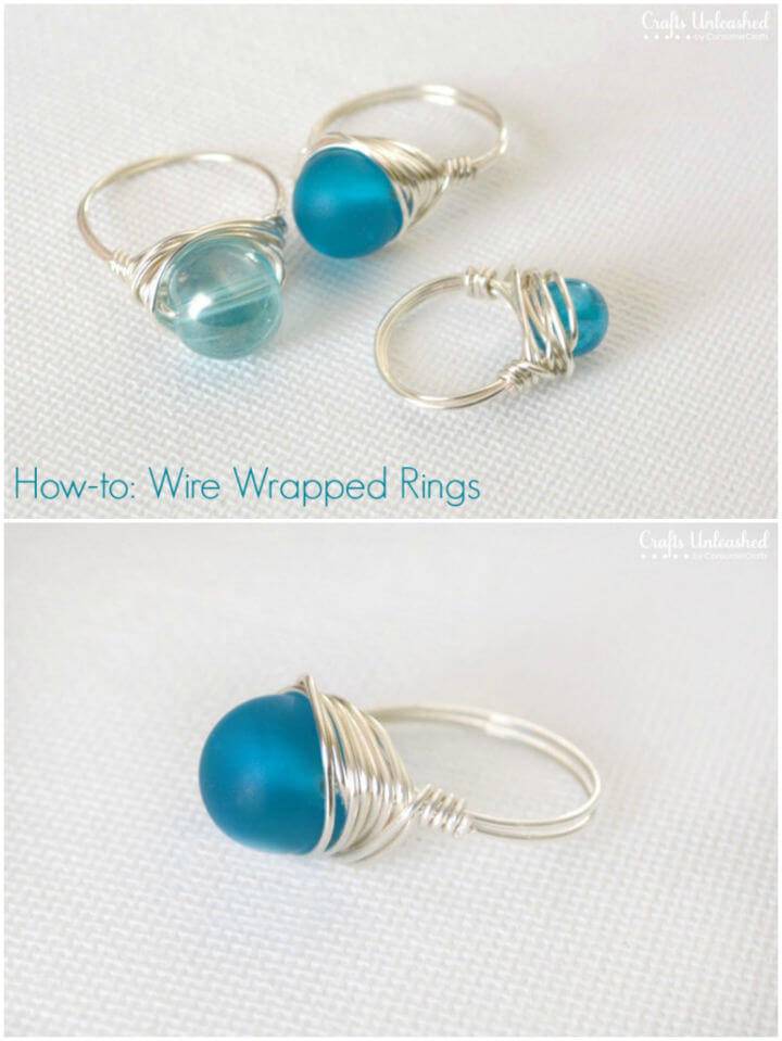 How to Make Wrapped Wire Rings