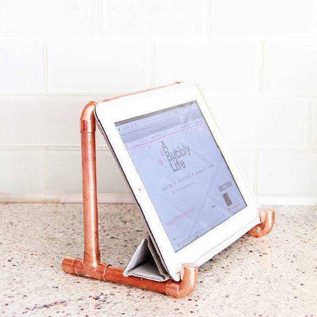 How to Make a Copper Pipe iPad Holder