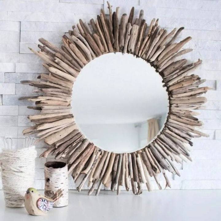 How to Make a Driftwood Mirror at Home