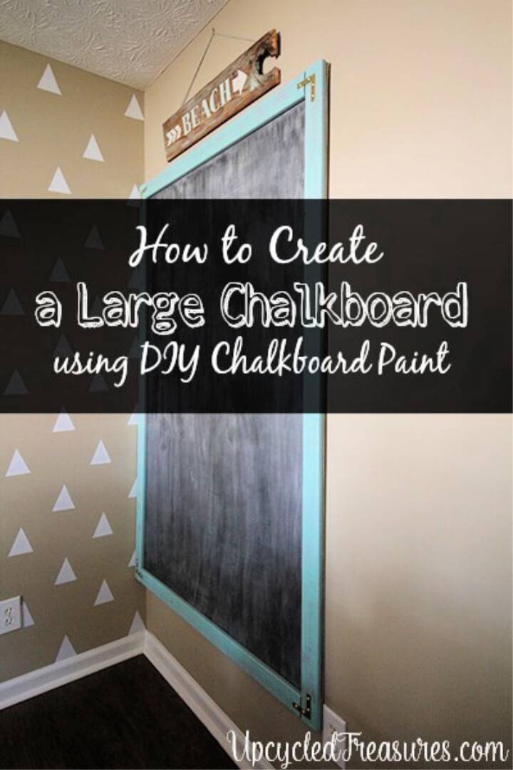 How to Make a Giant Chalkboard