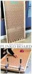 Simple Diy Plinko Board Plans Diy Crafts