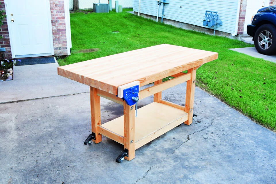 How to Make a Rolling Workbench