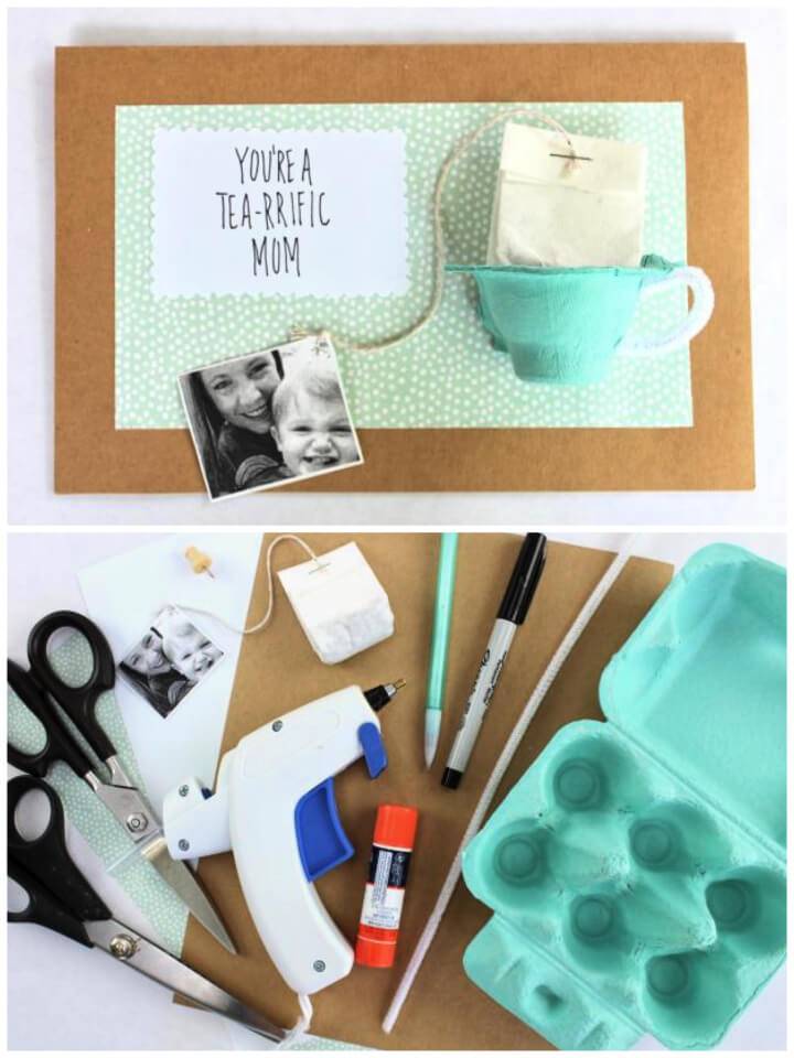 How to Make a Tea Stuffed Mother’s Day Card