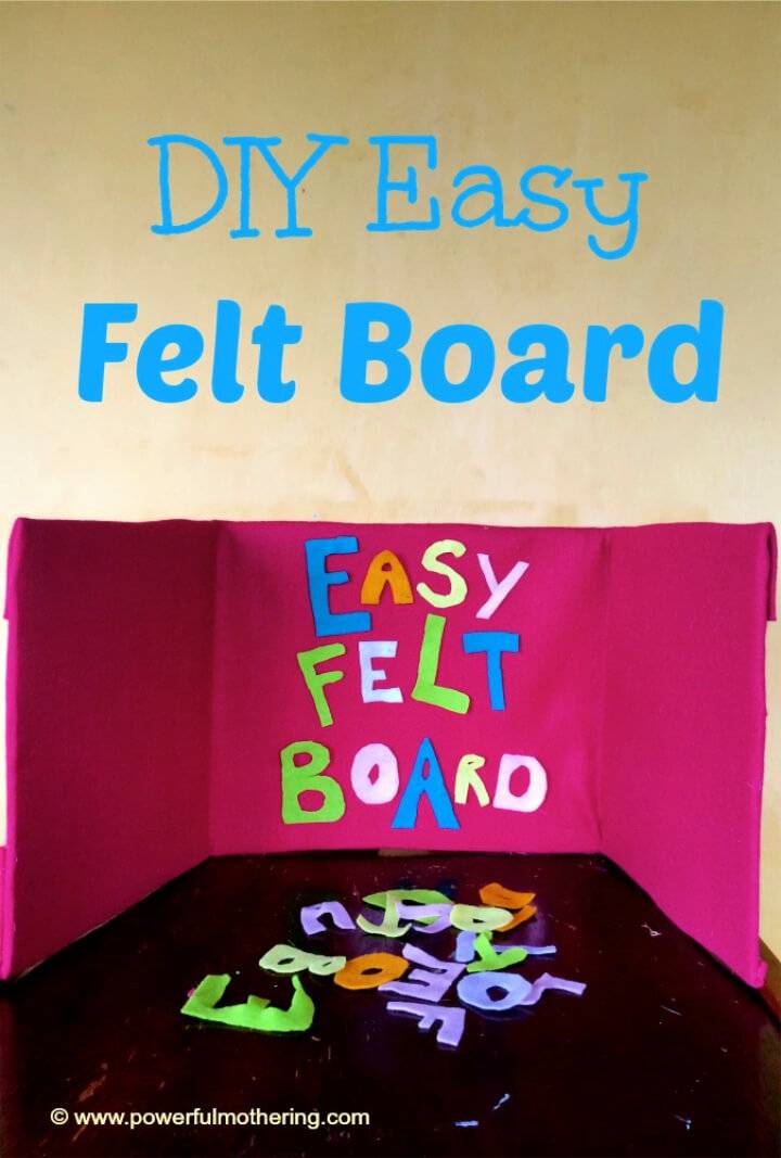 How to Make an Easy Felt Board