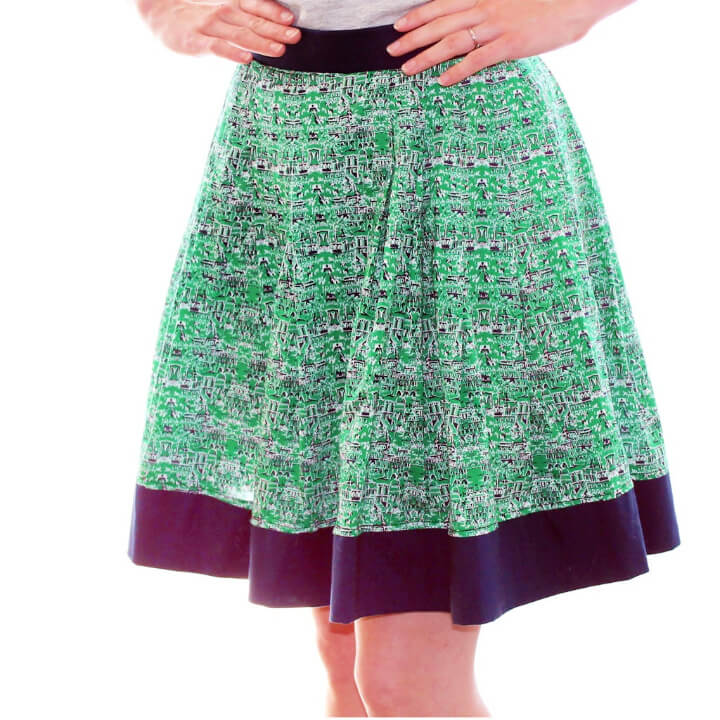 How to Sew Pleated Skirt