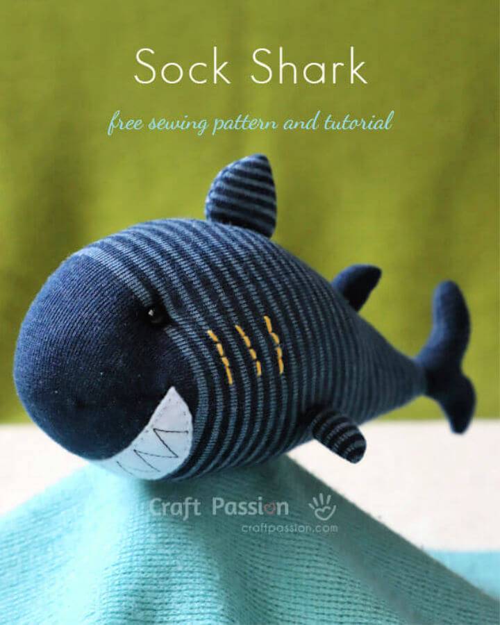 How to Sew Sock Shark