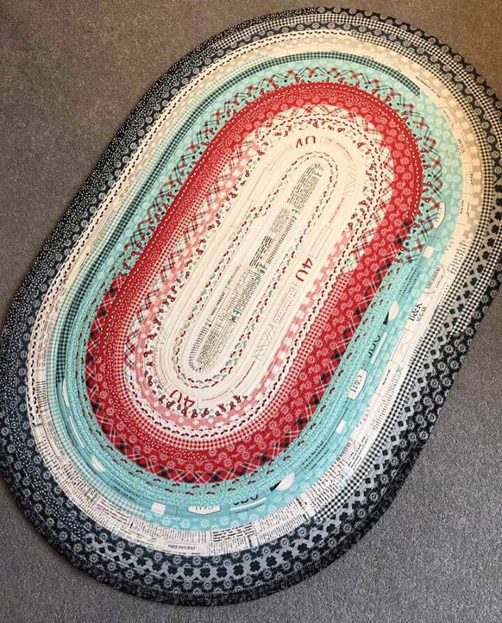How to Sew a Jelly Roll Rug