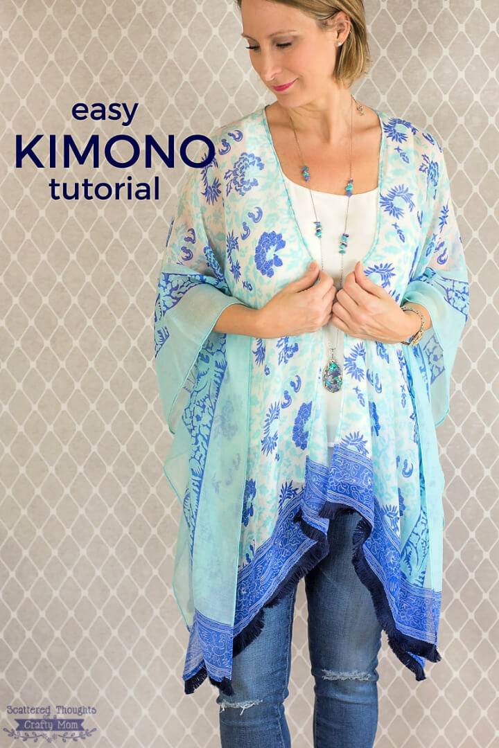 How to Sew a Kimono Top Free Pattern