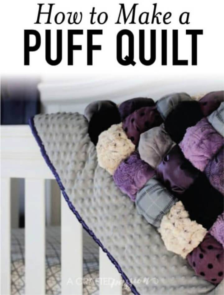 How to Sew an Easy Puff Baby Quilt