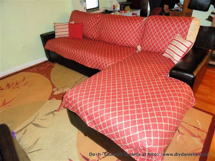 How to Sew an L Shaped Couch Cover