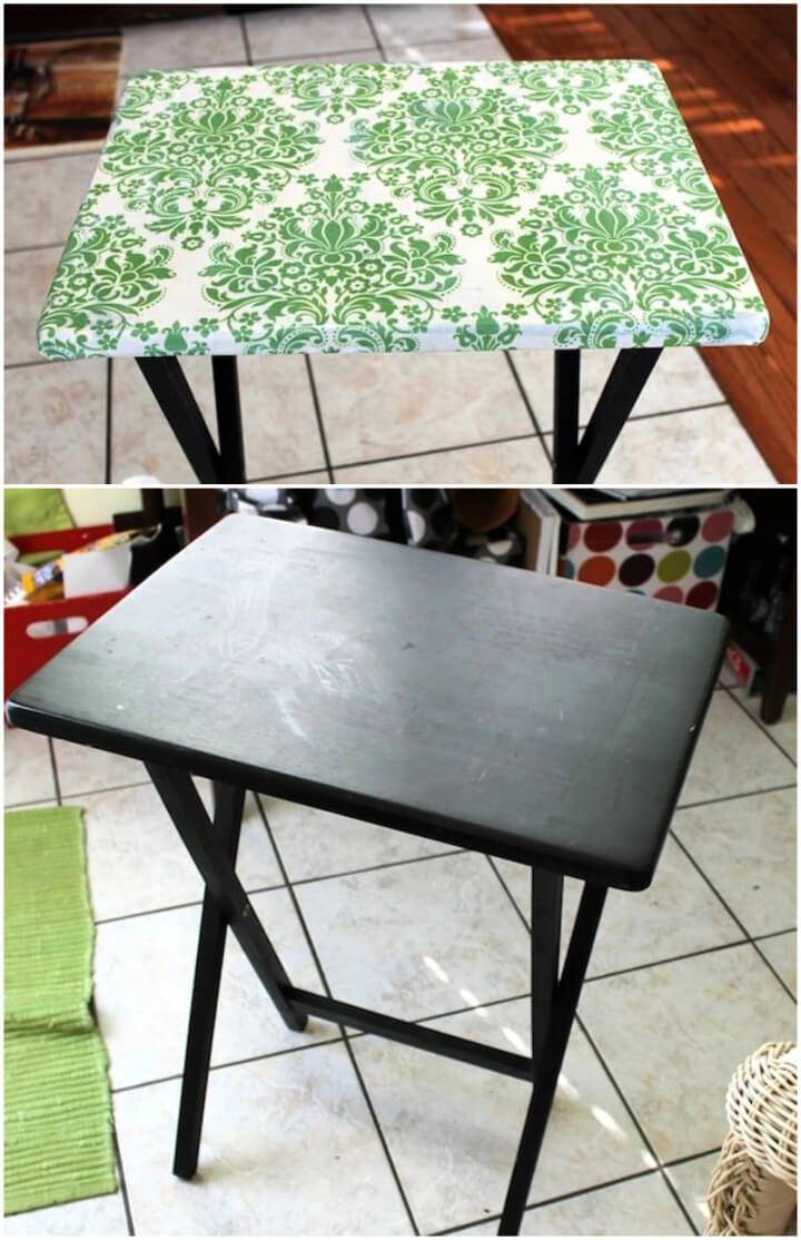 How to Turn TV Tray Into a Craft Table