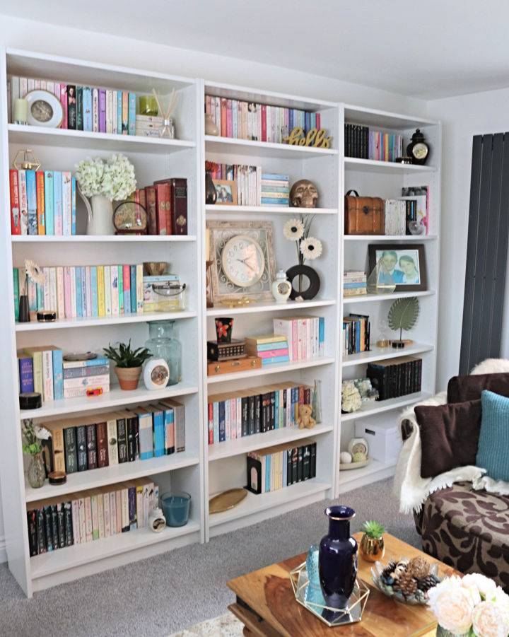 IKEA Billy Bookcase Hack for Your Living Room