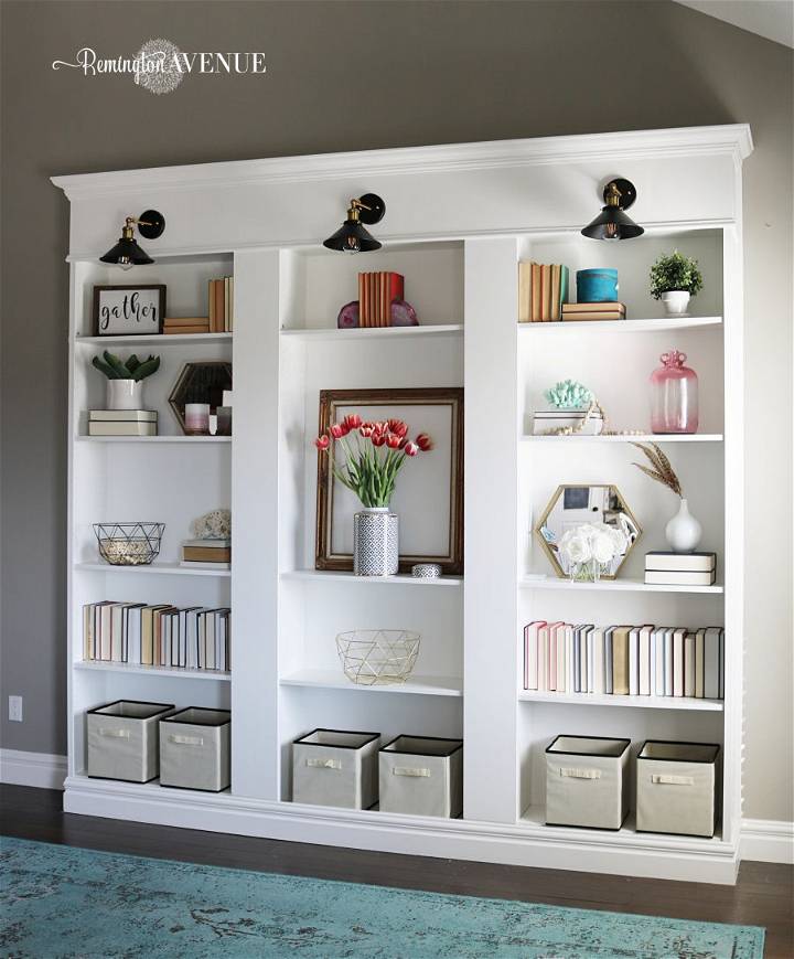 Stunning IKEA Billy Bookcase Library Hack