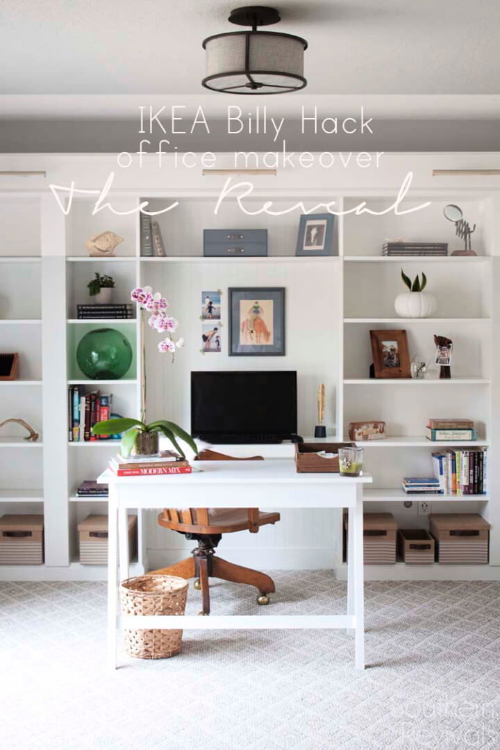 25 Best IKEA Billy Bookcase Hacks (100%Free Plans) ⋆ DIY Crafts