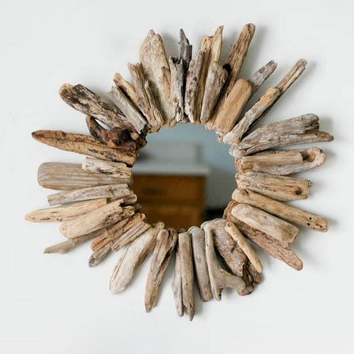 Inexpensive DIY Drift Wood Mirrors