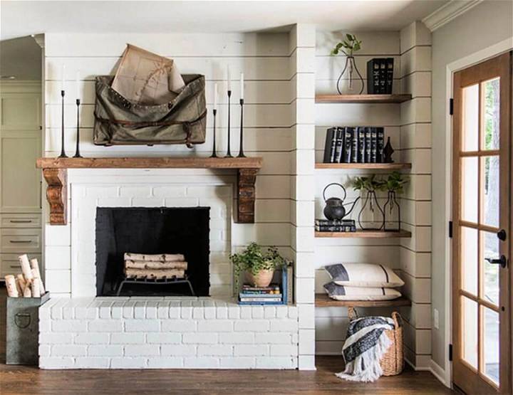 Joanna Gaines Inspired Fireplace