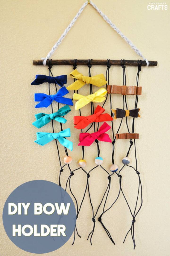 Leather Cord DIY Bow Holder