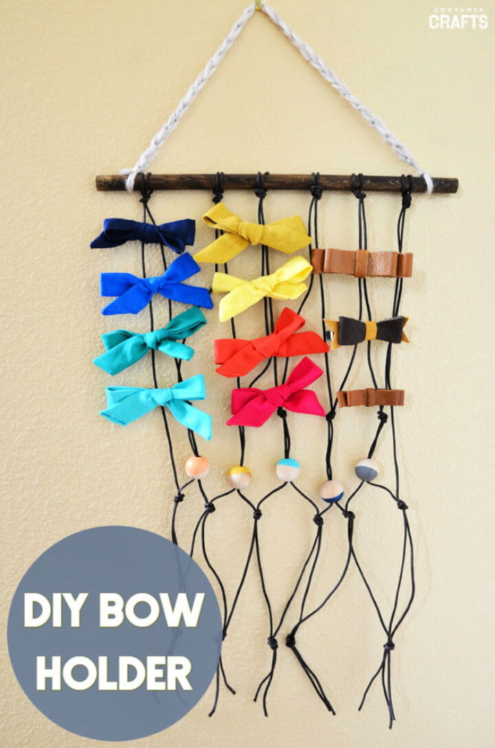 DIY Unicorn Wood Bow Holder