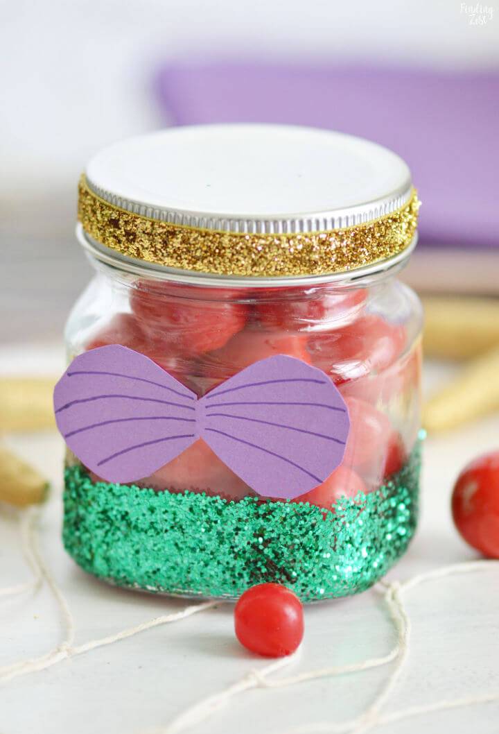 Little Glitter Jar Mermaid Party Favor