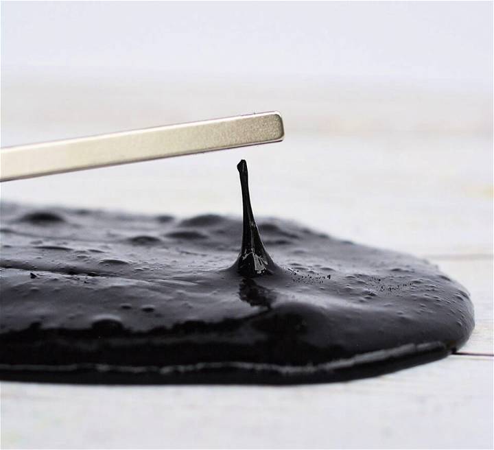 Magnetic Slime with Saline Solution