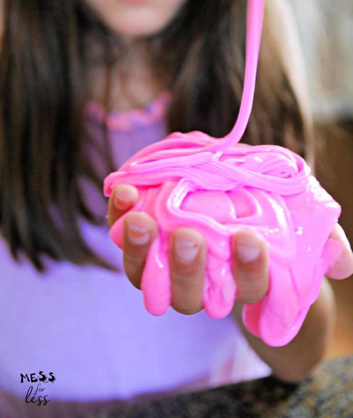 DIY Fluffy Slime Without Borax