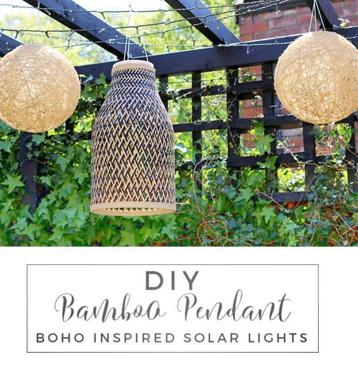 Make Bamboo Solar Lights