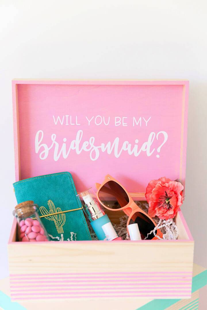 Make Bridesmaid Gift Boxes