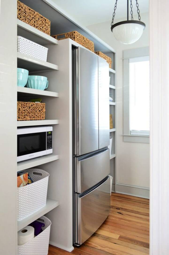 Built-in Pantry Shelves Ideas
