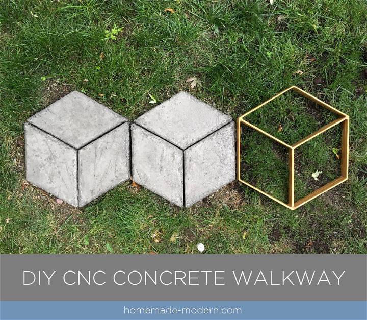 Make CNC Concrete Walkway Mold