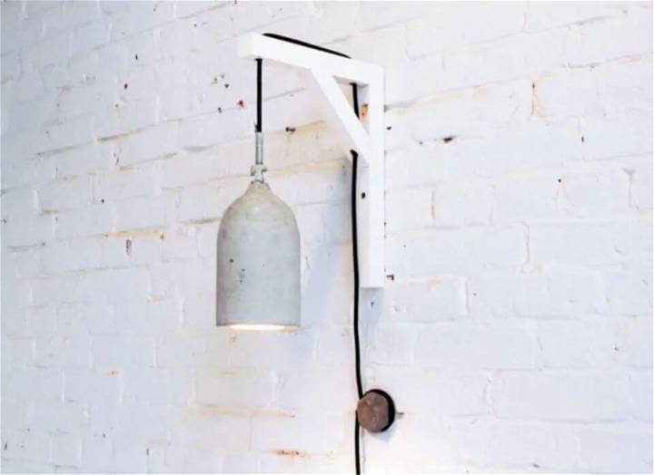 Make Concrete Pendant Lamps from Plastic Bottles