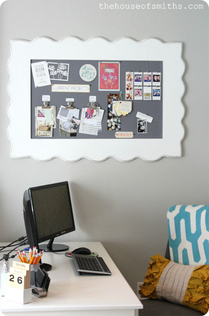 Make Framed Fabric Pin Board