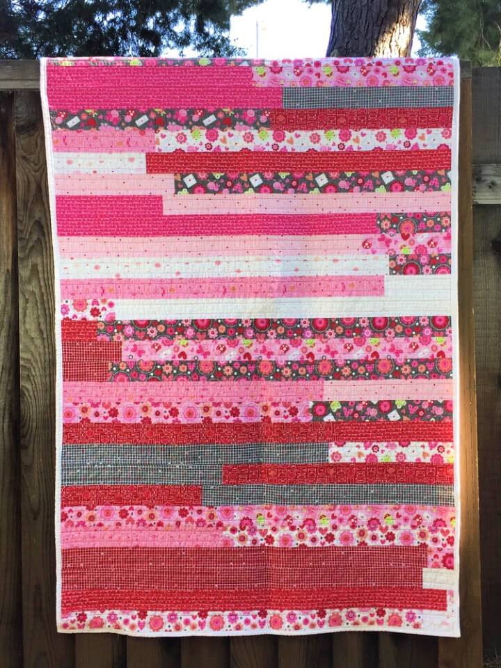 Make Jelly Roll Baby Quilt