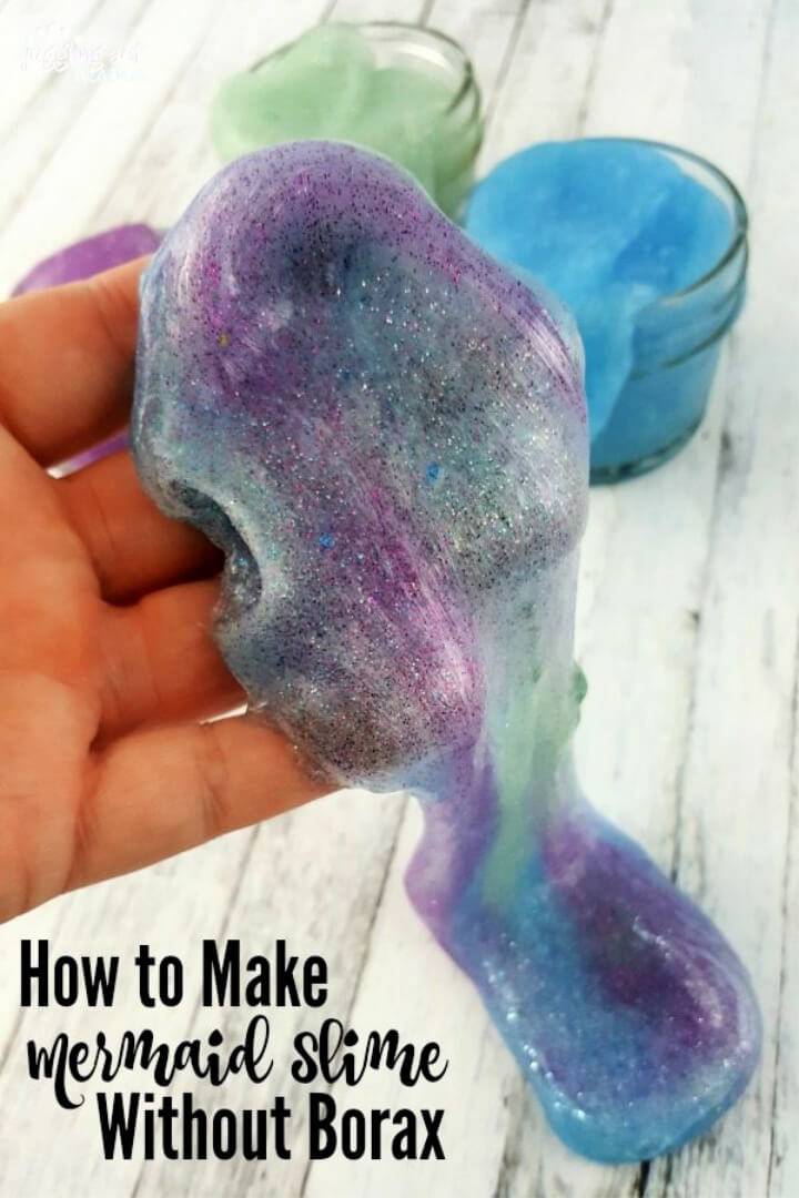 Make Mermaid Slime Without Borax