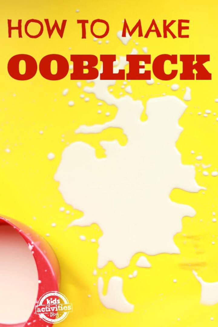 Make Oobleck A Non newtonian Fluid