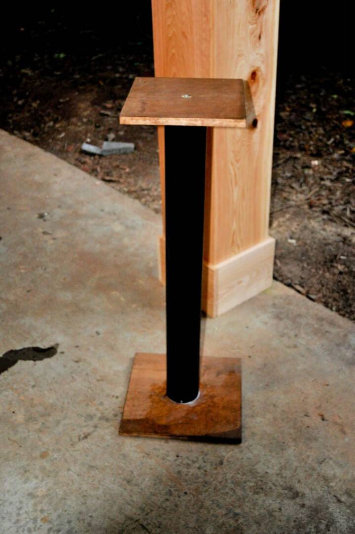Make PVC and Plywood Speaker Stands