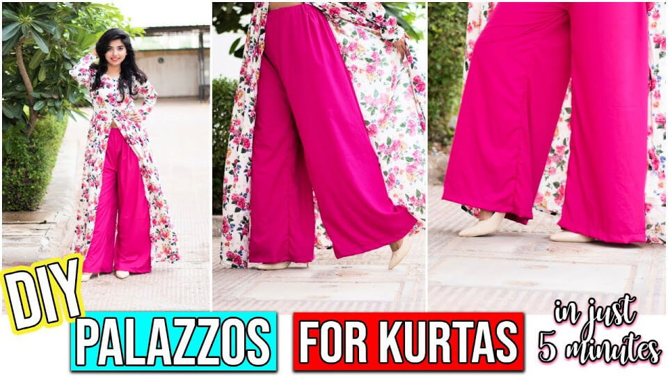 Make Palazzo from Old Saree