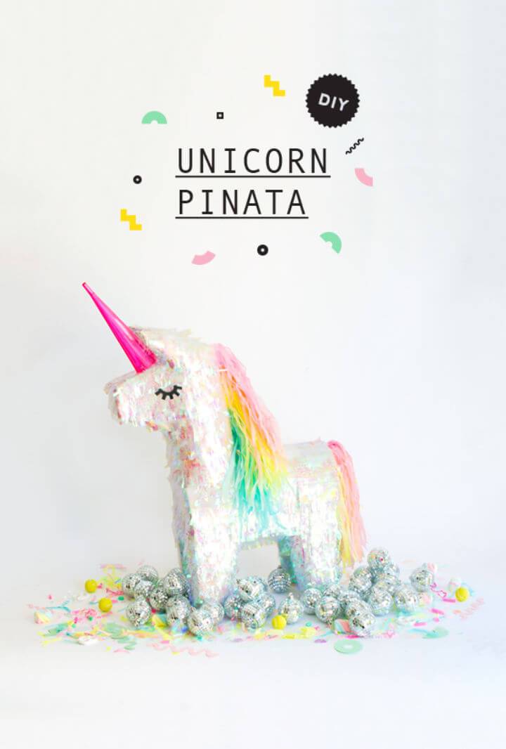 Make Unicorn Piñata for a Unicorn Party
