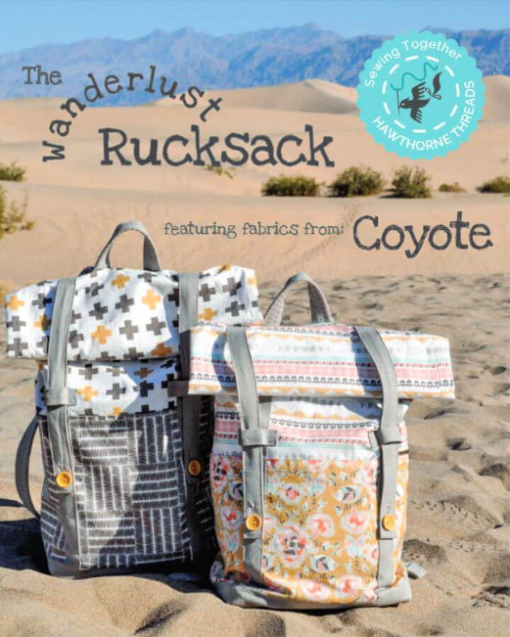 Make Wanderlust Rucksack Free Pattern