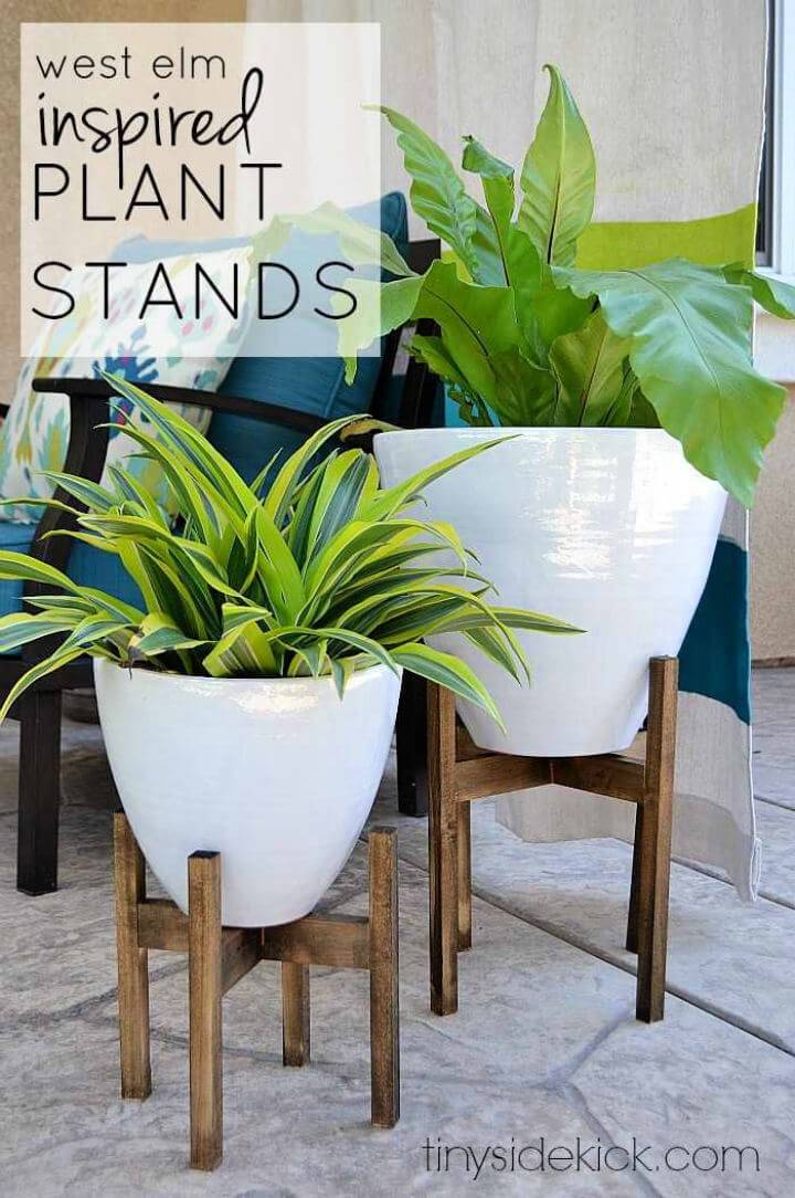 Make Wooden Plant Stands On a Budget