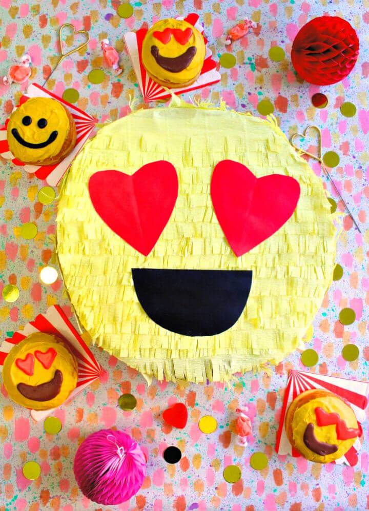 Handmade Emoji Pinata Gift Box