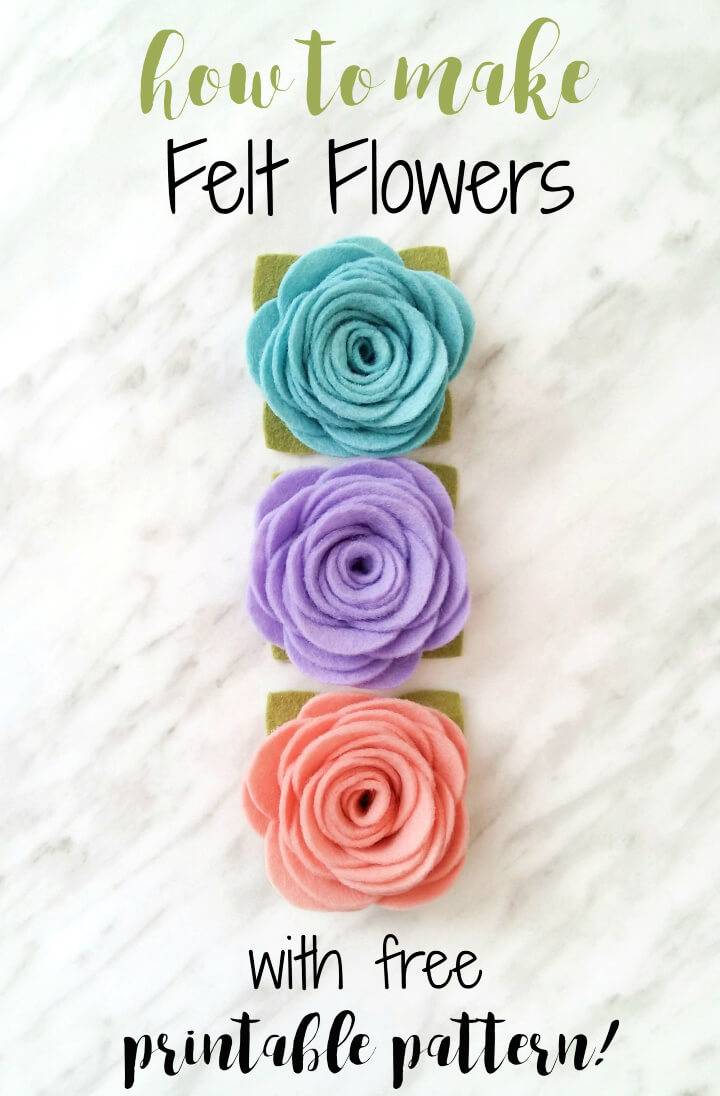 Make Your Own Felt Flowers