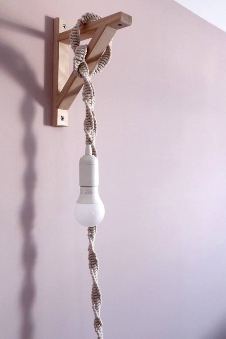 Make Your Own Macrame Light Cord