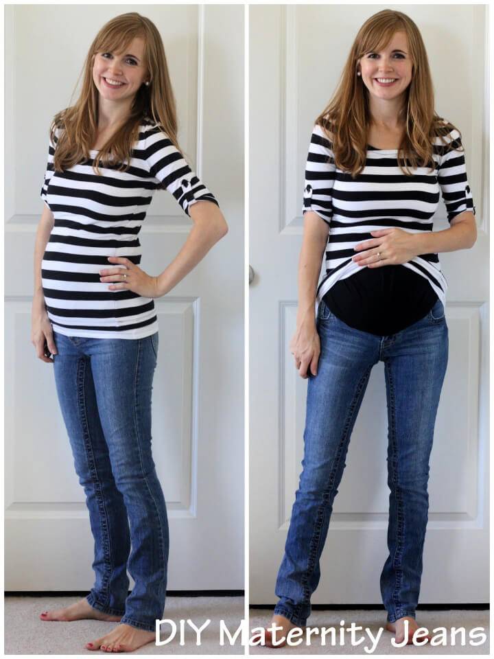 Make Your Own Maternity Jeans